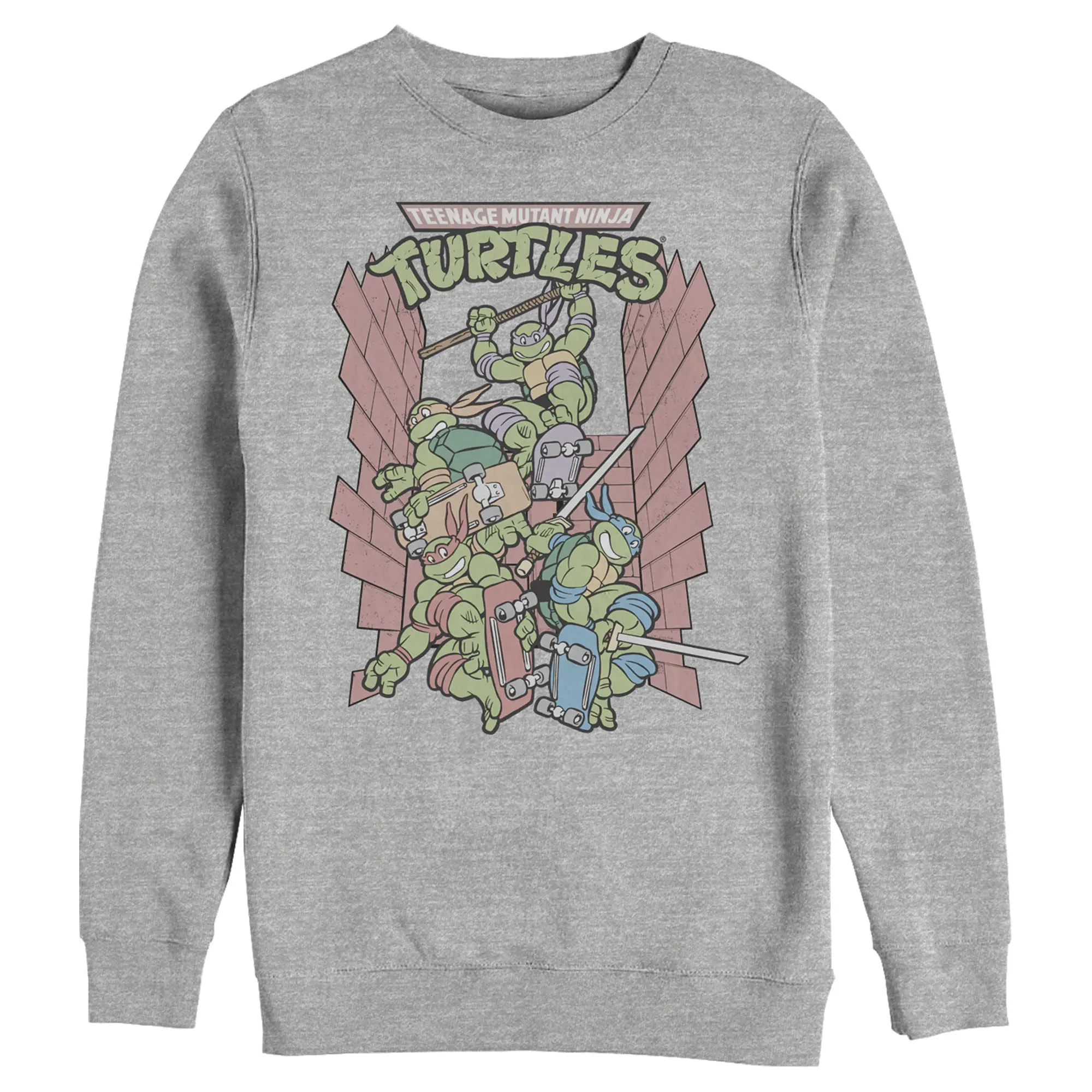 Men's Teenage Mutant Ninja Turtles Brick Jump Sweatshirt