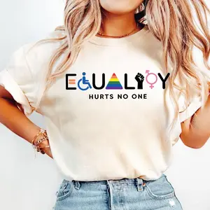 Equality Hurts No One Shirt, Equal Rights Shirt, LGBTQ Shirts, Rainbow Tee, Social Justice Shirts, Feminist T-Shirt, For Men, For Women