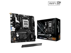 ASRock B850M-X WiFi R2.0 AM5 AMD B850 SATA 6Gb/s USB 3.2 Dual Graphics Outputs RGB Micro ATX Motherboards-AMD ASRock B850M-X WiFi R2.0 AM5 AMD B850 SATA 6Gb/s USB 3.2 Dual Graphics Outputs RGB Micro ATX Motherboards-AMD