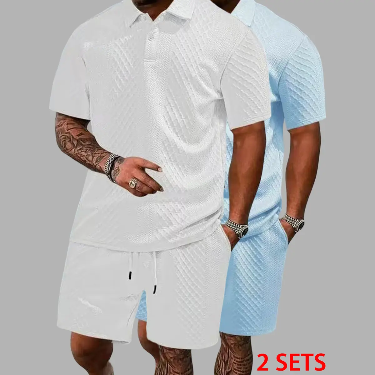 White + Sky Blue (1 set each)