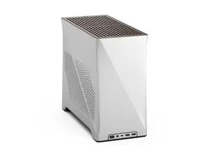 Fractal Design Era 2 Silver Anodized Aluminum/Steel Mini-ITX Compact Small Form Factor PC Case