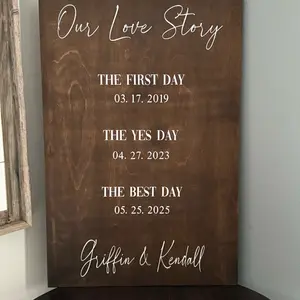 Our Love Story sign