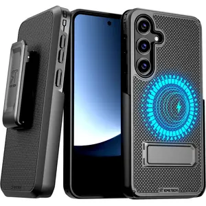 For Samsung Galaxy S25 Plus Rome Tech Magsafe Holster Phone Case With Belt Clip