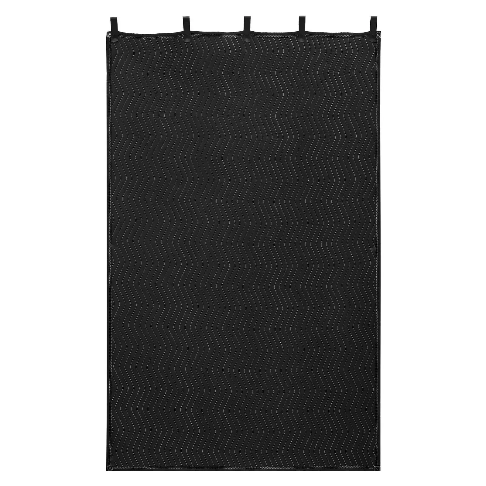Acoustic Sound Dampening Blankets And Soundproof Curtains, 80 X 48 Inches, Grommeted Studio Blanket For Windows And Doors, Light Blocking, Echo Reduction For Music Recording, Home Studio, Black