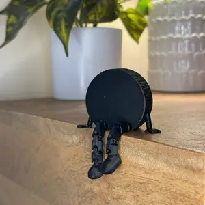 Hockey Desk Decor - Hockey Puck Buddy - Fun Hockey Gift - 3D Printed
