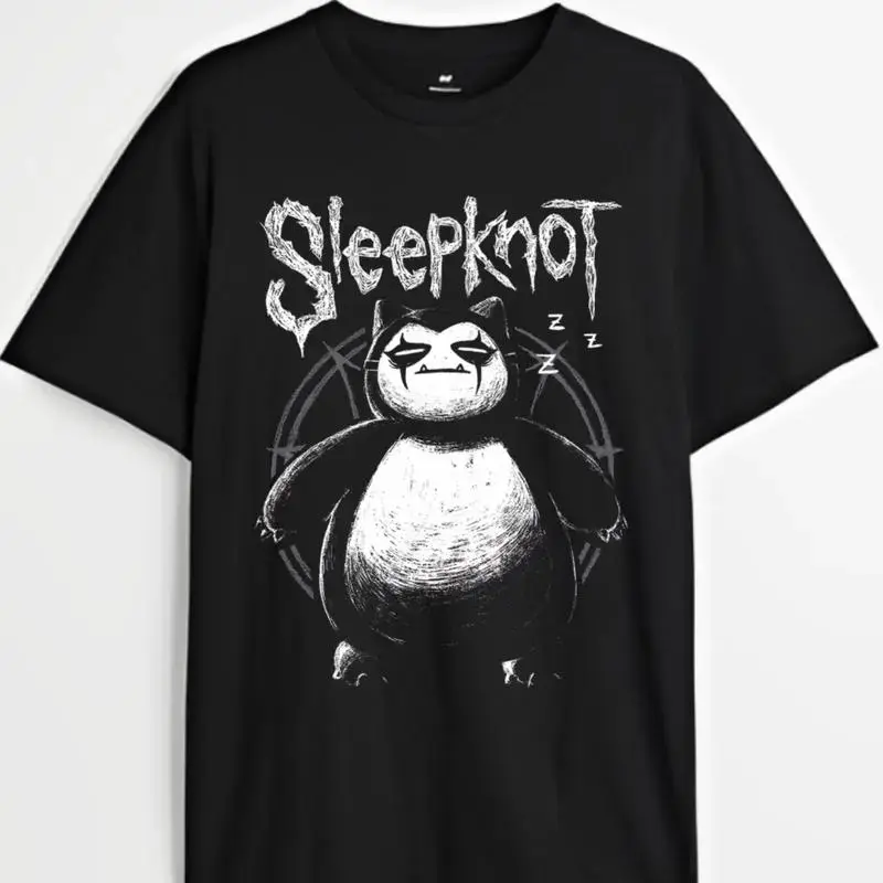[Copy of] Monsters Anime T-shirt Snorlax Sleepknot Graphic Tea, Anime & Manga Gifts
