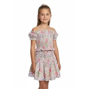 Tweenstyle by Stoopher - Spring Garden Smocked Skirt Set