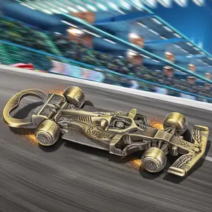 Racing Car Design Beer Opener, 1 Set Metal Car Shaped Bottle Opener, Creative Beer Opener for Home Party, Bar, Restaurant, Gift for Racing Enthusiasts, Bottle Cap Opener, Utensils