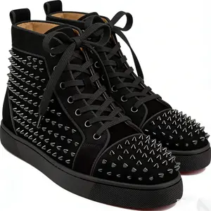 2026 new model daily wear premium men's high-top studs, cool and trendy fashionable multi-purpose casual shoes