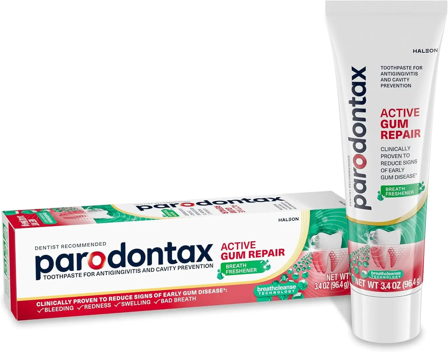 Active Gum Repair & Breath Freshening Toothpaste, 3.4 oz