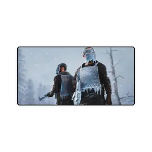 Rust Battle Winter Game Desk Mat, Extra Large Gaming MousePad, Gaming Accessories, Desk Decor Setup, TCG Playmats