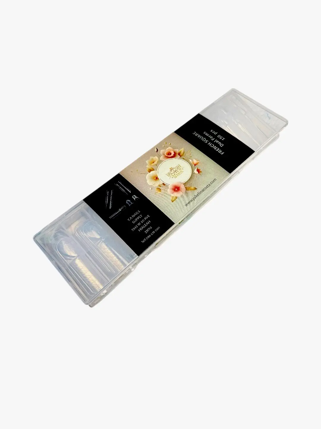 Pro French Dual Forms – Almond Structure Nail Molds for Perfect Reverse & Two Tone Nails