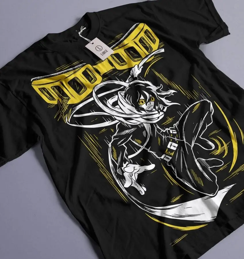 Shouta Aizawa Eraserhead Aizawa Shota My Hero Academia T-shirt All Sizes, Anime Unisex Graphic Printed Cotton Tee Casual Top For Anime Lover, Classic Streetwear Outfits
