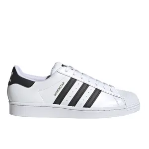 adidas Mens Superstar Lace Up Sneakers Shoes Casual - White