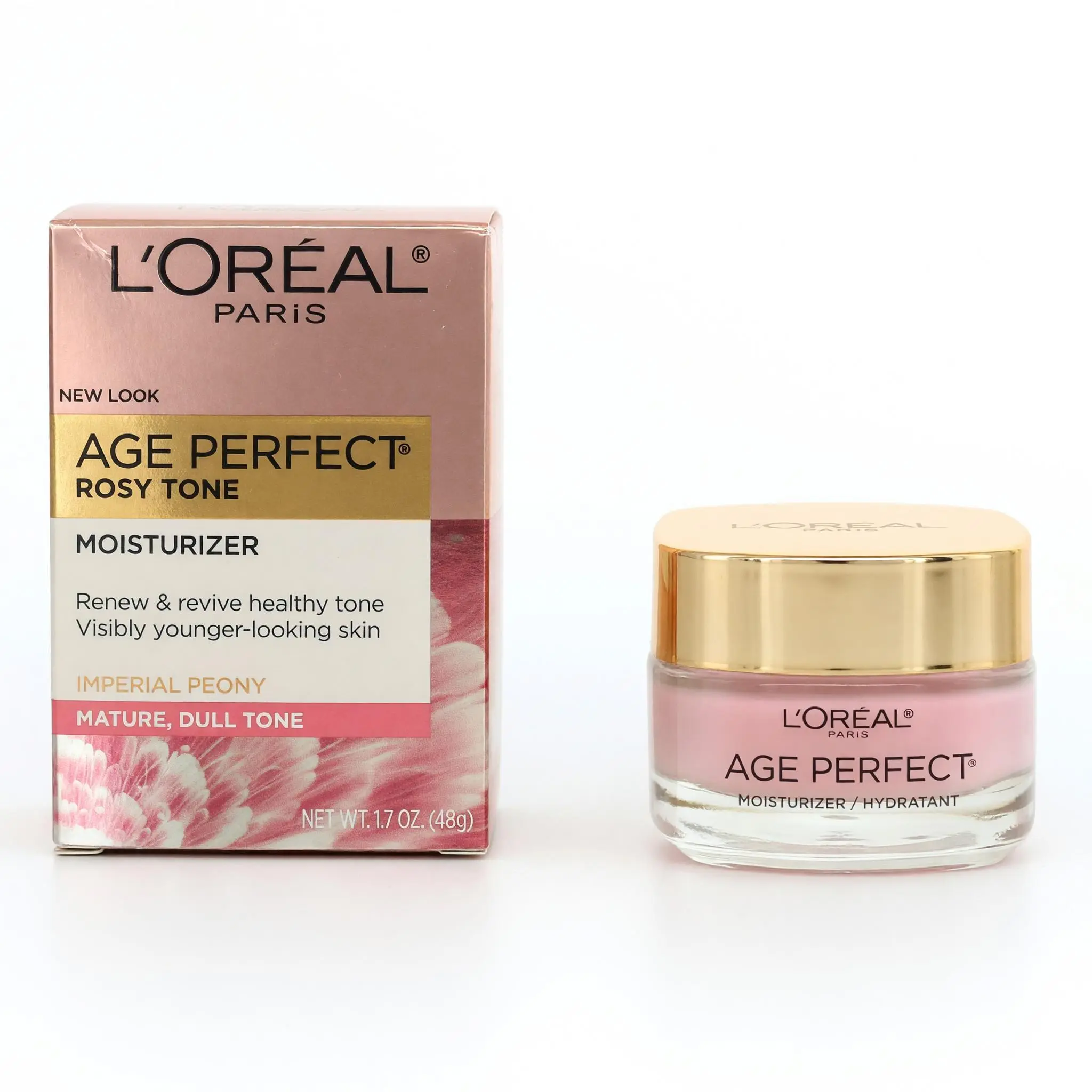 L'Oreal Age Perfect Rosy Tone Scented Moisturizer, 1.7 oz