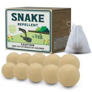 Snake Repellent for Outdoors,Snake Repellent for Yard, Effectively and Durably -10 Packs
