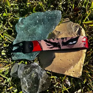 Sad Kight Warrior Eagle Beak Keychain