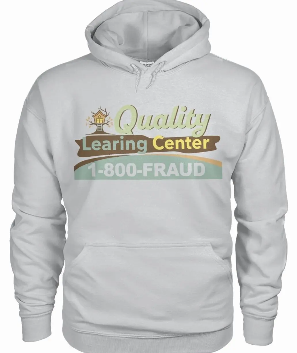 Nick Shirley Quality Learning Center 1-800-FRAUD Hoodie, Unisex Men & Women, Trendy Streatwear Gift