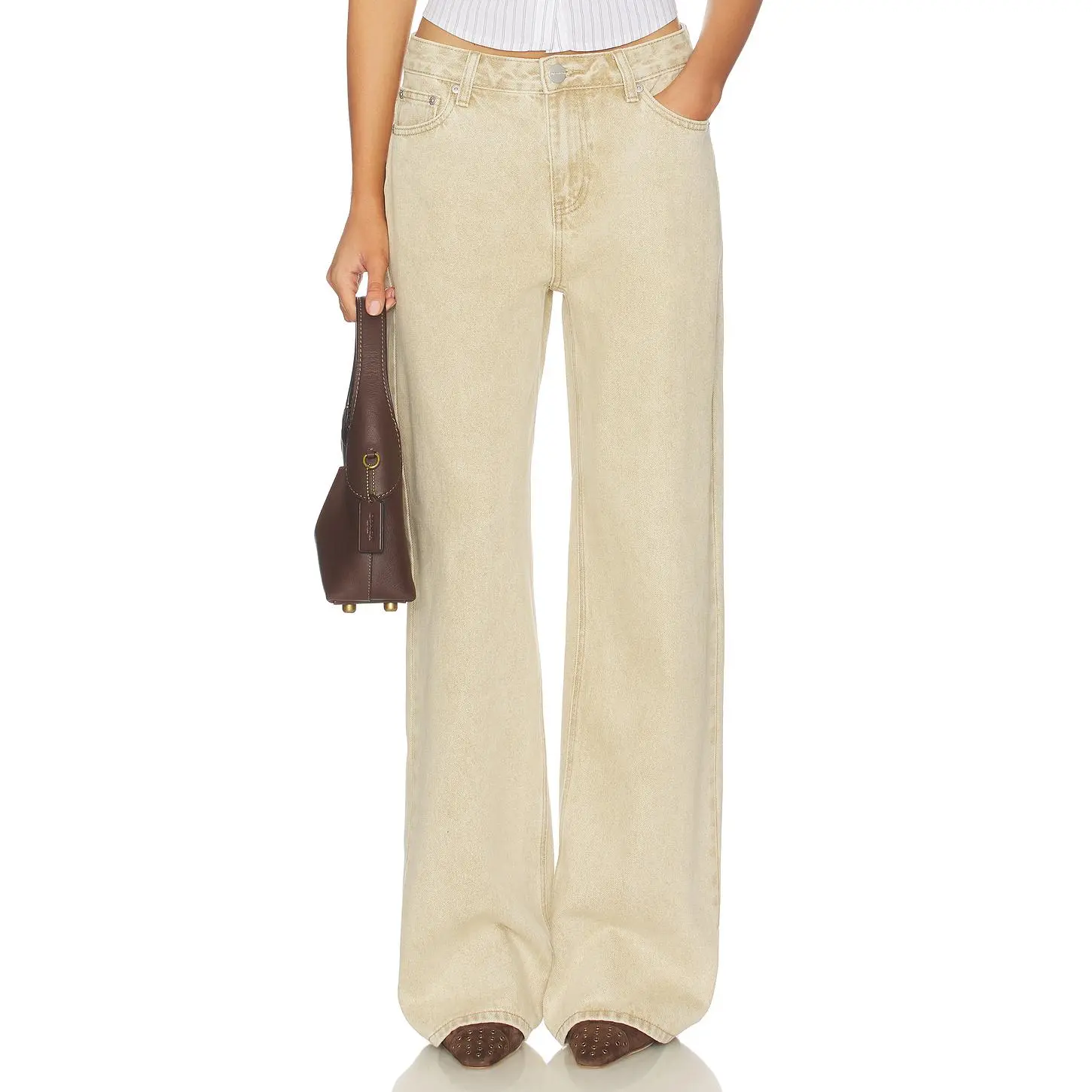 superdown Leif Jean in Beige