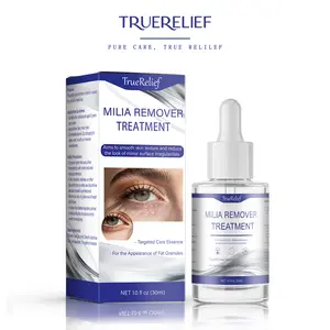 TrueRelief Milia Care Solution Serums for Face Skin Repairing with Salicylic Acid Hyaluronic Acid 0.85 oz
