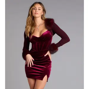 Luxe Affair Removable Faux Fur Bolero