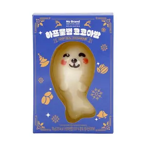 NO BRAND Korean Seal Hot Chocolate Bomb with Marshmallows - Rich Cocoa Drink Mix for Cozy Winter & Christmas Season, 38g