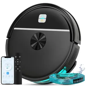 OMESER Robot Vacuum and Mop Combo,3500Pa Powerful Suction, with Wi-Fi/App/Remote,Mopping Robot Vacuum Cleaner,Dustbin and Watertank, for Pet Hair,Hard Floors and Low Pile Carpet