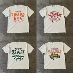 All Team Football T-Shirt SAND COLOR, Vintage College Football Graphic Tee, Retro Sport Fan Gift, Unisex Casual Pullover
