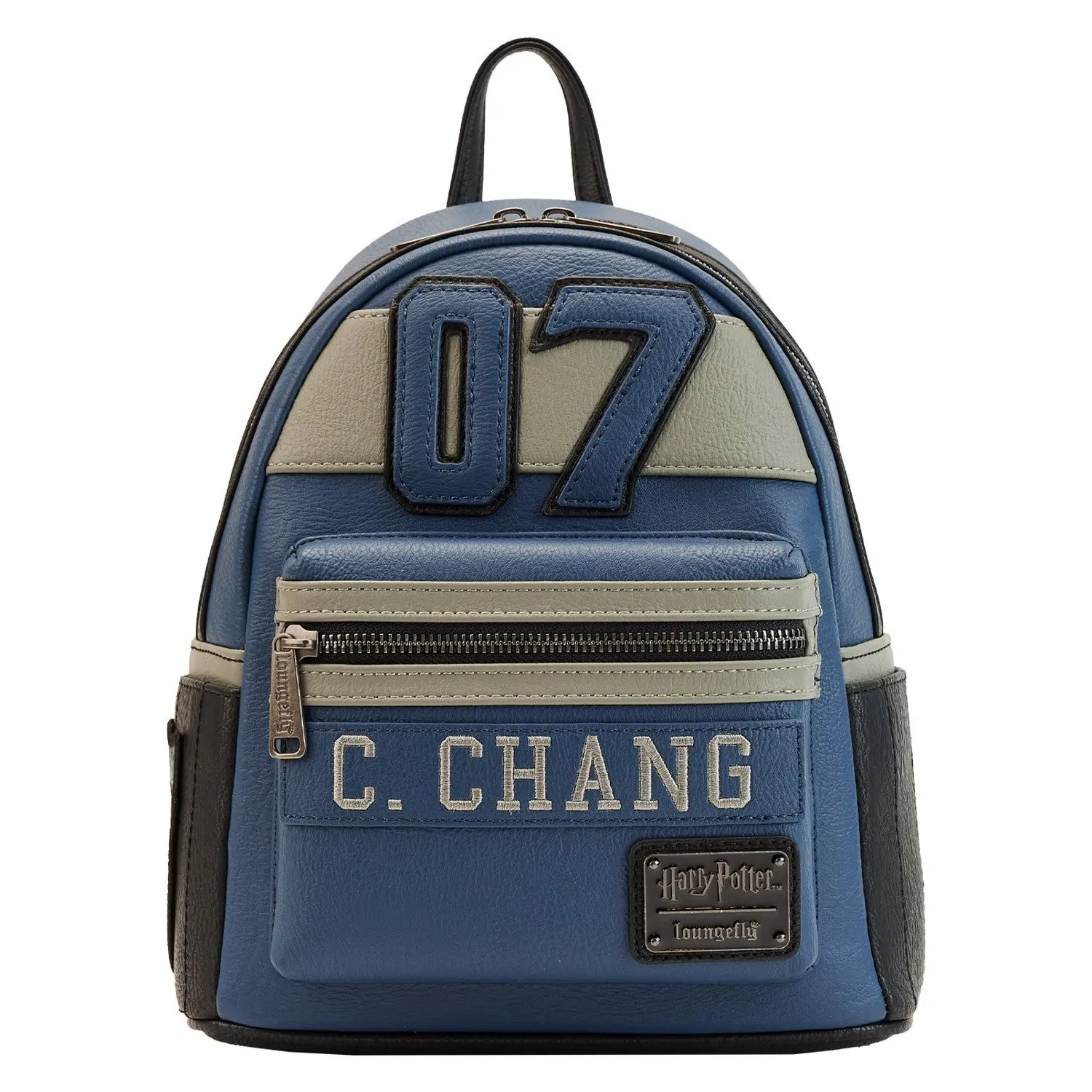 Loungefly Harry Potter Cho Chang #7 Cosplay Vegan Leather Mini Backpack with Applique Details, Printed Fabric & Adjustable Straps