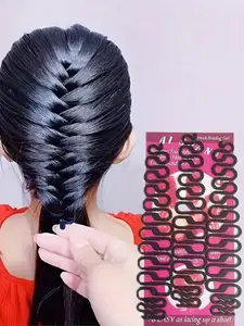 Magic Hairstyle Design Kit, Fishbone Braiding Tool for Elegant Ponytails, Perfect Hair Accessories for Beauty Enthusiasts, Hair Styling Tools