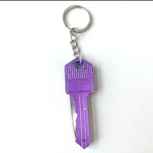 Hair Ball Lipstick Bag Bracelet Bracelet Buckle Suit Purple Keychain Accessory