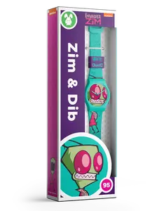 Disliz Officially Licensed Invader Zim Zim & Dib Limited Edition Collectible Fashion Watch