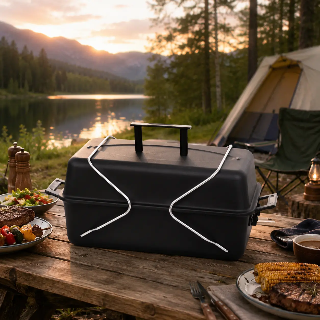 Charbroil Portable Convective 1-Burner Propane Gas Grill - 465133010 (for Outdoor Cooking, Picnics)