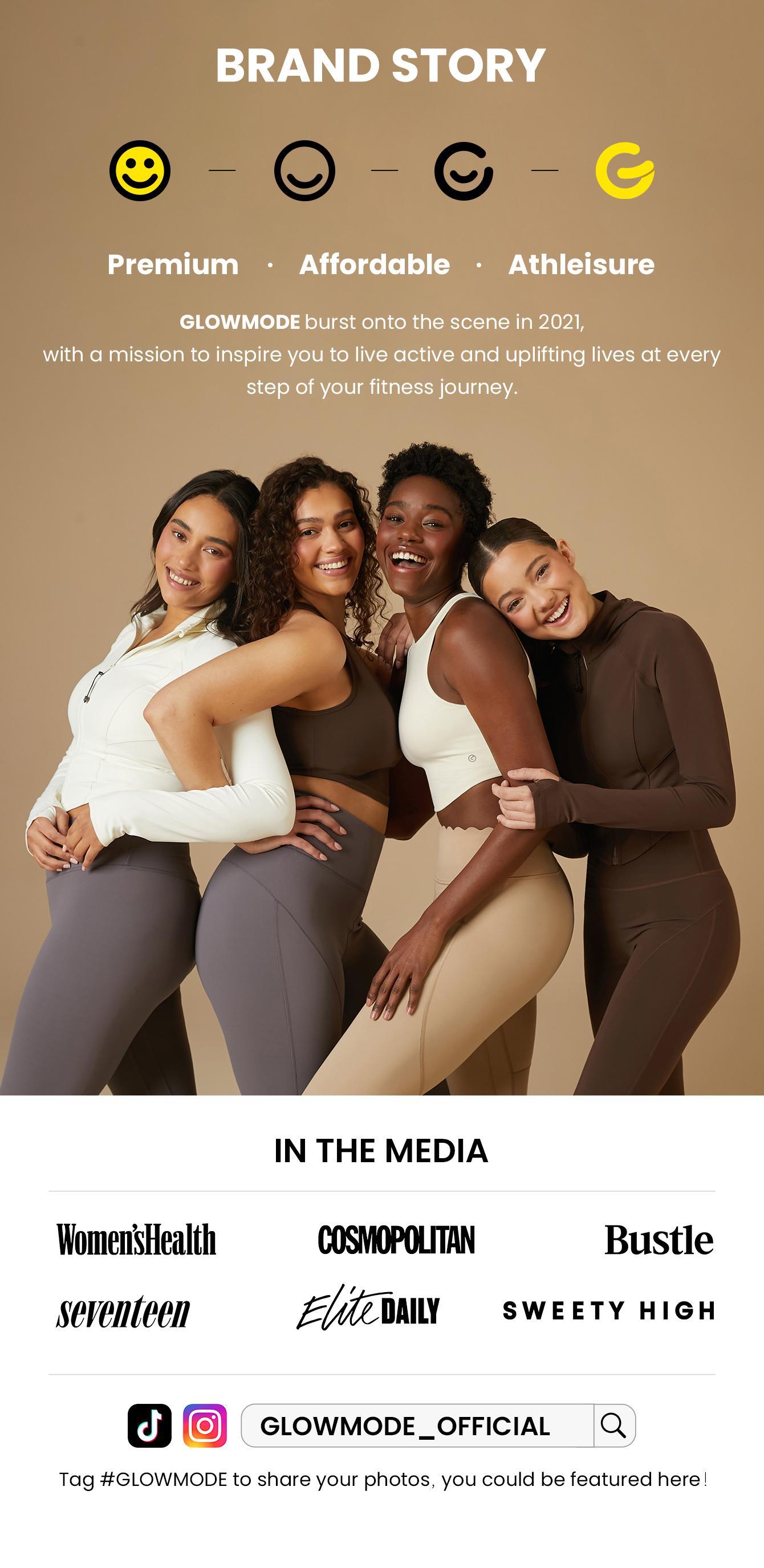 GLOWMODE Glow Everywhere Lightweight Satin Built-In Mesh Sweatband Adjustable Cap Hat Travel Vacation Daily Casual Wear