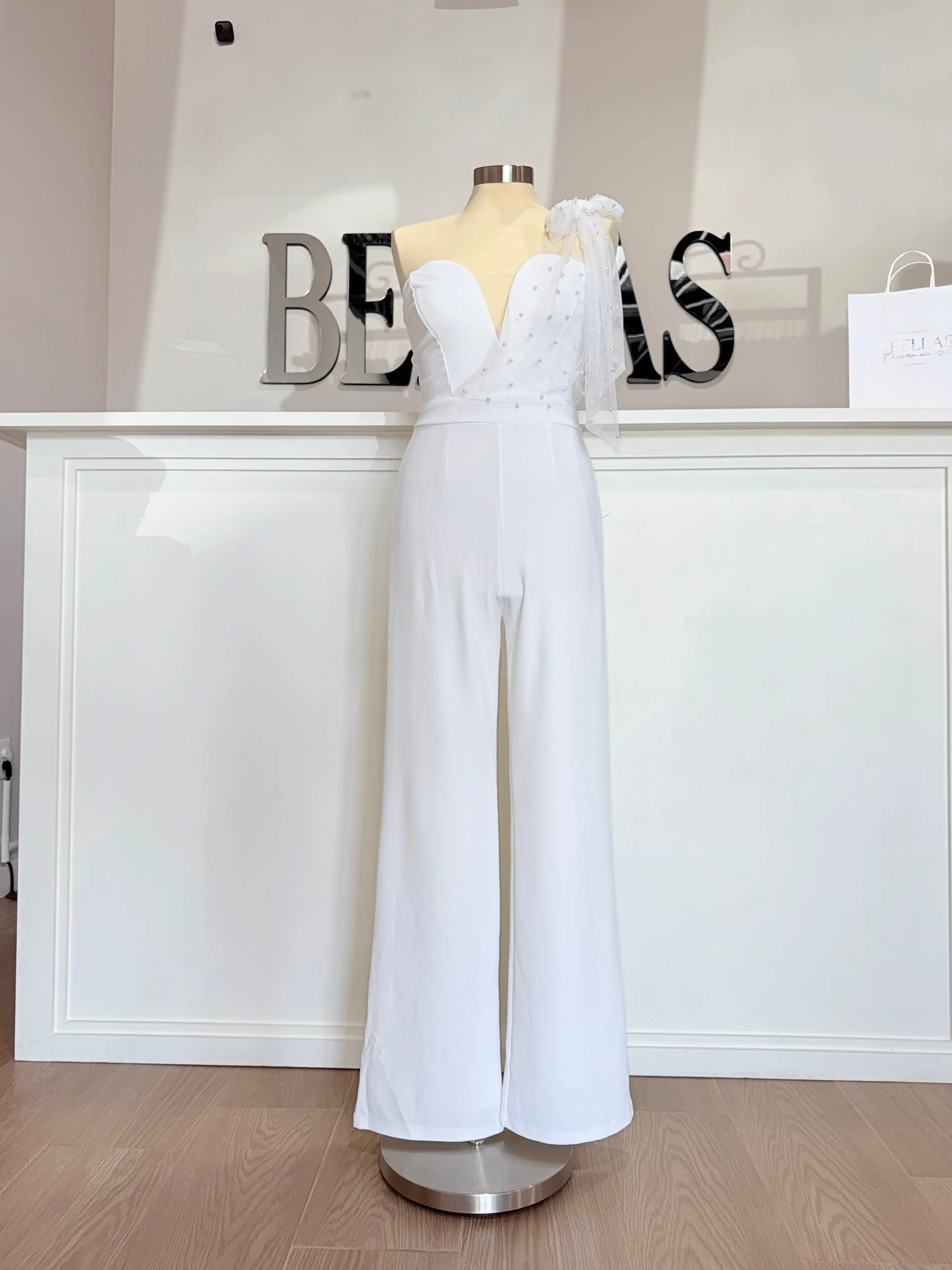 Pearl White Jumpsuit