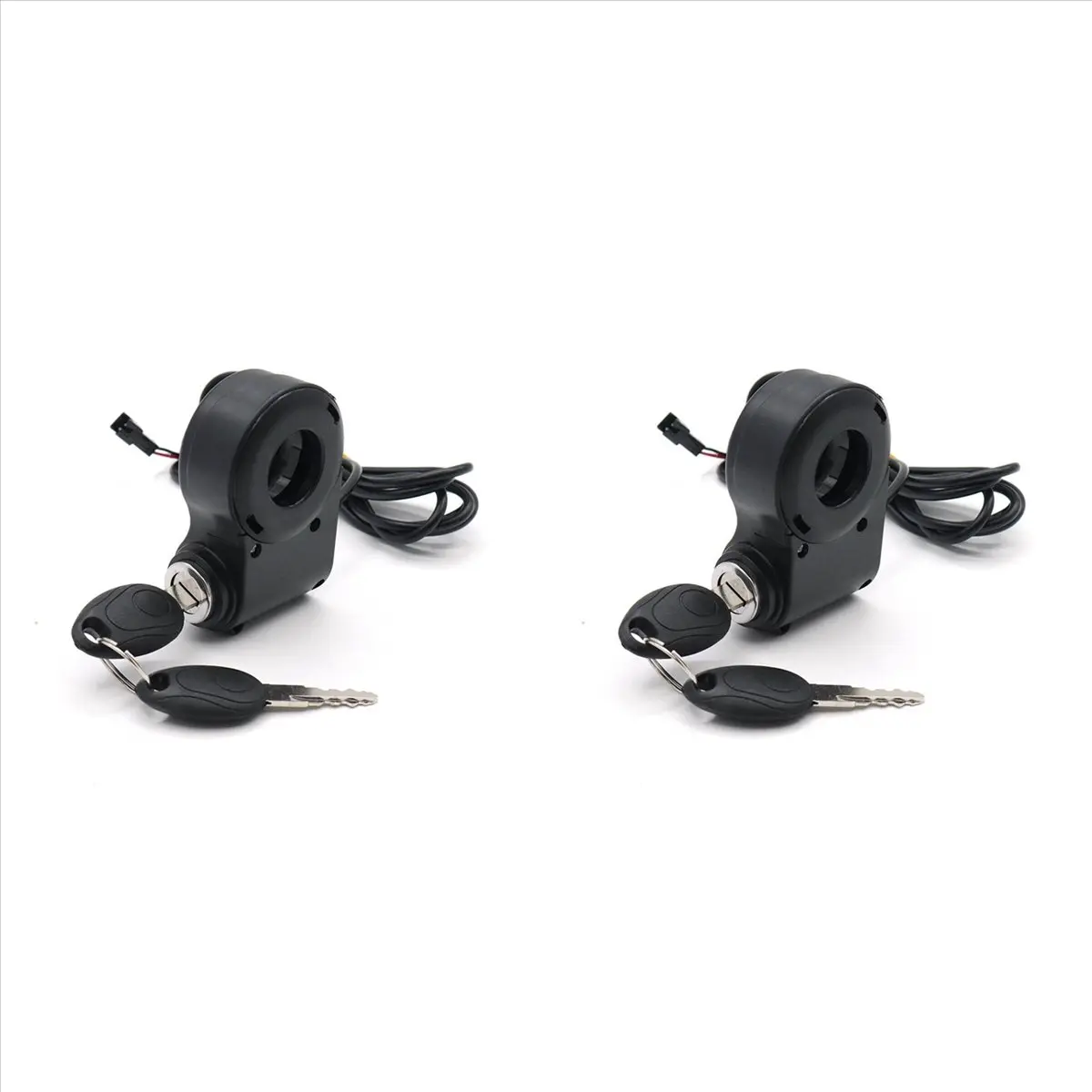2X E-Bike Lgnition Lock Key Thumb Throttle Switch Power for KUGOO M4 M5/Xiao Mi M365 Universal Electric Scooter