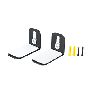 Speaker Wall Mount Stand Holder for L Shaped Soundbar Wall Bracket Stylish and Sturdy Metal Brackets
