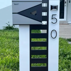 Modern & Fresh Mailbox with Aluminum Stand for Home Modernization and Efficiency Contemporary Design Supplier Partial Warranty