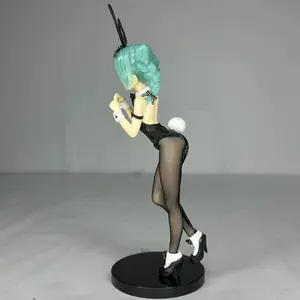 28cm Hatsune Miku Bunny Girl In Stockings Two Kinds Figure Model Statue Boys Collection Desktop Decoration Toys Xmas Gifts