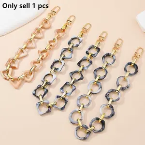Colorful Acrylic Chain, Bag Charm Accessory, Distinctive Link Design, Portable Design, Ideal for Bags & Accessories, Enhance Your Style