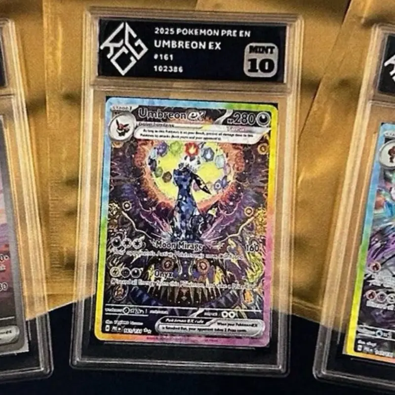 Official Pokémon TCG Mystery Pack - Randomized Graded Slab Collectible Trading Card, Authentic English Version with Colorful Art, Collectible Trading Cards