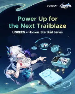 UGREEN × Honkai: Star Rail Series Nexode Pro Power Bank 10,000mAh 45W,Qi2 Magnetic Power Bank 10000mAh,65W USB-C Ultra Mini GaN Charger Bundle with USB-C Cable ,100W Retractable USB C Cable ,Finder Tag Compatible with Apple Offcial Chip ( iOS Only)