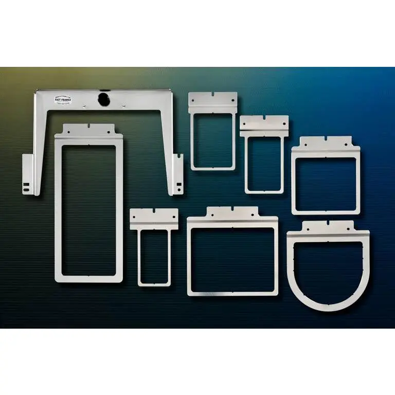 Fast Frames X-Change 7 in 1 Embroidery Hoops for Commercial Embroidery Machines
