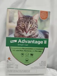Flea Prevention & Treatment for Small Cats 5-9 lbs, 6 Monthly Doses