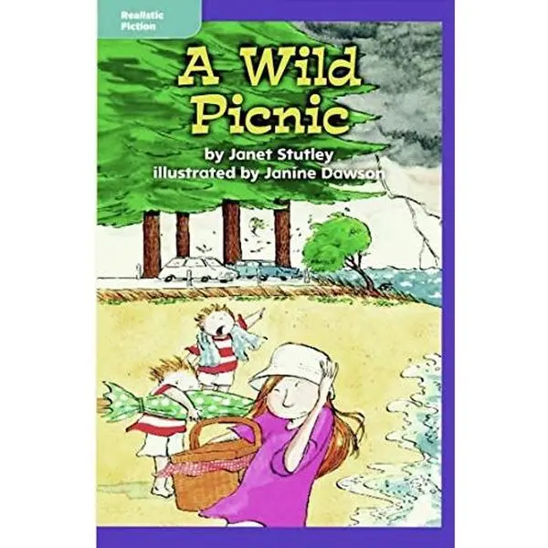 USED Book - A Wild Picnic - Macmillan McGraw-Hill Leveled Reader - Guided Reading Level K, Benchmark 20, Lexile 270 by Janet Stutley (Unknown) - english