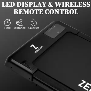 ZenActive Shock Absorbing Treadmill, Walking Pad, Under Desk Treadmill with Remote Control, Portable Treadmill