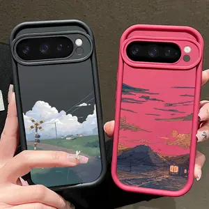 Summer street scene Protective Phone case suitable for Google Pixel 7 5G/Pixel 7a 5G/Pixel 7 Pro/Pixel 8 5G/Pixel 8A 5G/Pixel 8 Pro/Pixel 9 5G/Pixel 9 Pro 5G/Pixel 9 Pro XL/Pixel 10 Pro 5G/Pixel 10 5G/Pixel 9A 5G TPU Shockproof soft cover cell phone case