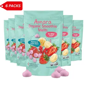 Mixed Red Berries – Amara Organic Smoothie Melts –  Fruit & Vegetable Snack, No Added Sugar