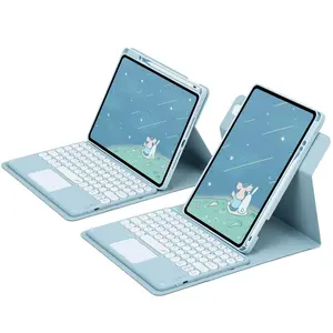 Rotatable Keyboard Case, 1 Count 360° Rotatable Keyboard Cover, Wireless Tablet Keyboard, Tablet & Computer Accessories for iPad Pro 11 Inch/iPad Air 5th and 4th/iPad 10th