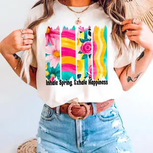 Inhale Spring DTF Transfers - THIS IS NOT A SHIRT
